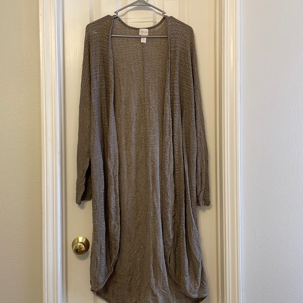 Chicos Light Duster